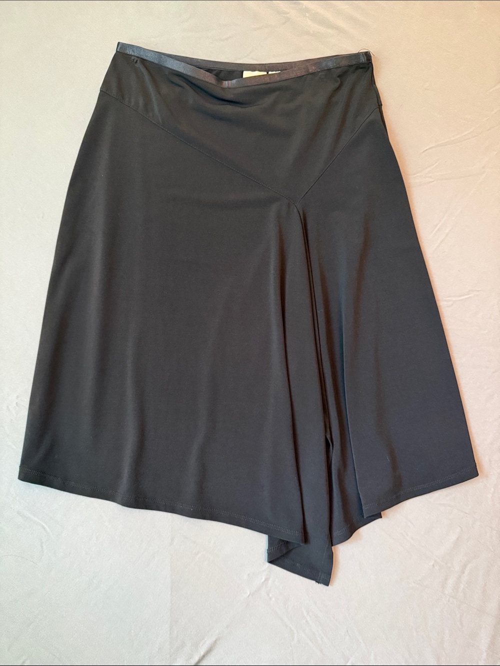Black Women's Asymmetric Skirt - Merona